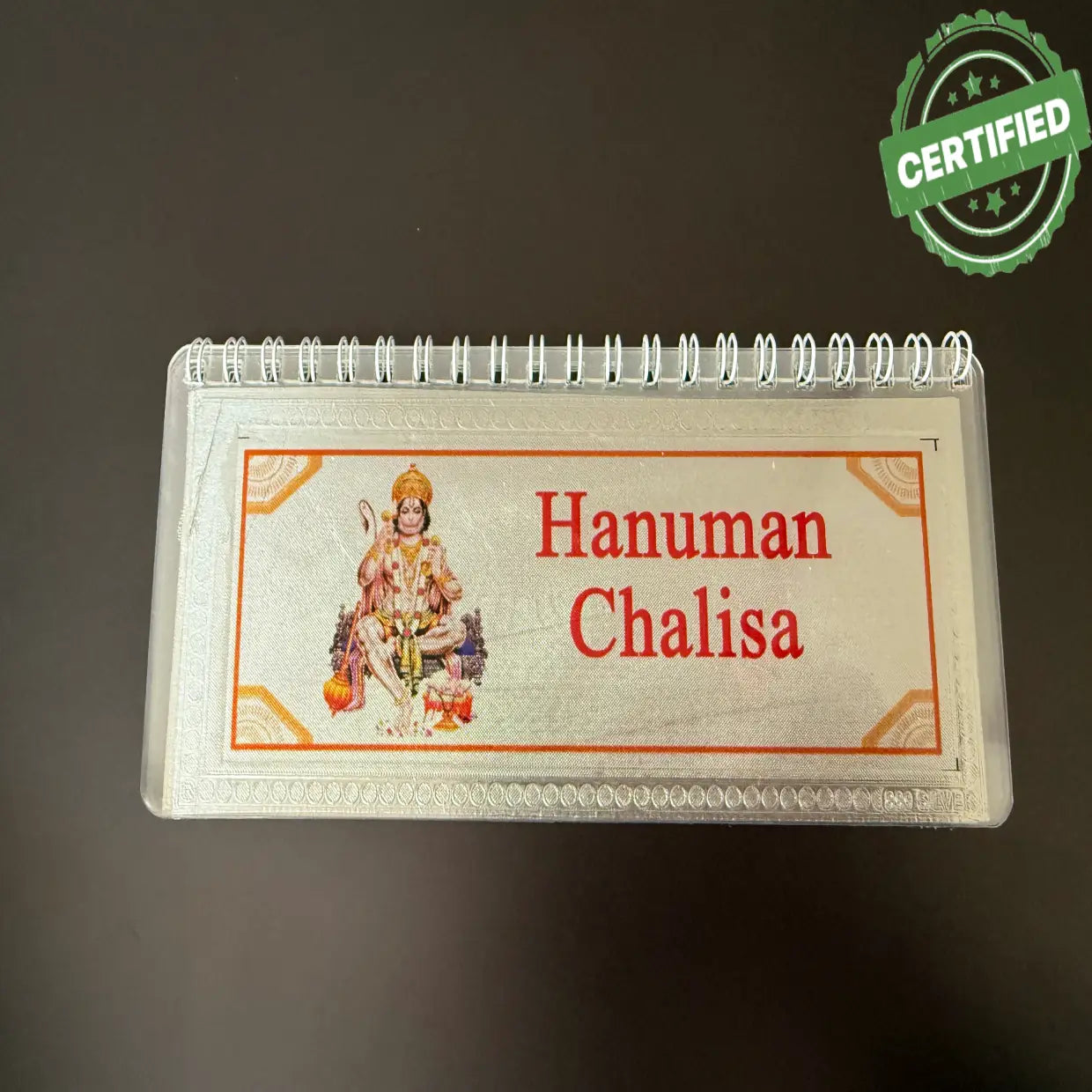 Double size Hanuman Chalisa, Half the Cost - 999 Pure Silver – Handcrafted, Divine Spiritual Gift