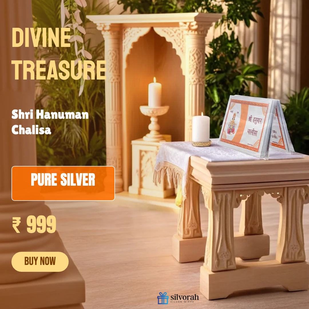 999 Pure Silver Hanuman Chalisa – Divinity in Your Hands!